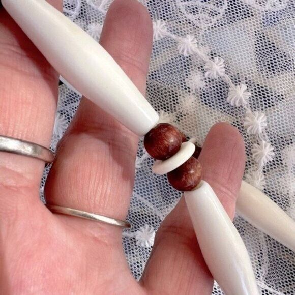 Vintage Hairpipe Surfer’s Necklace with Penny Clasp Unisex - Picture 4 of 10